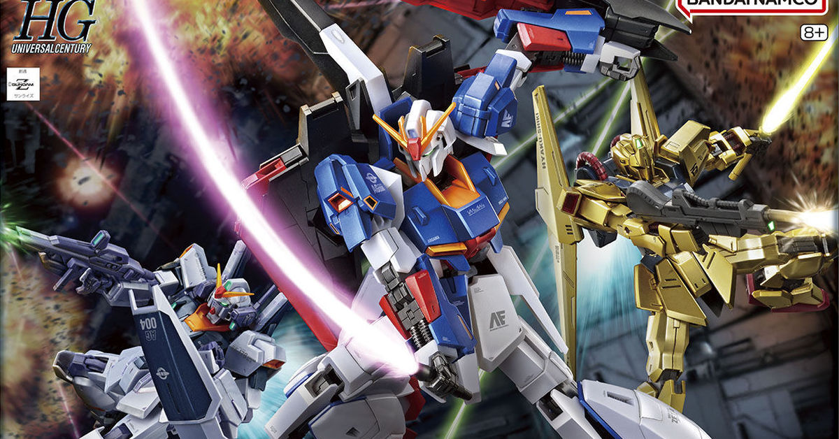 鋼彈基地 04 月限定鋼普拉『HG 1/144 Z鋼彈[U.C.0088]/百式/鋼彈Mk-Ⅱ(幽谷規格)套組 [格林普斯戰役特別配色]』情報公開！