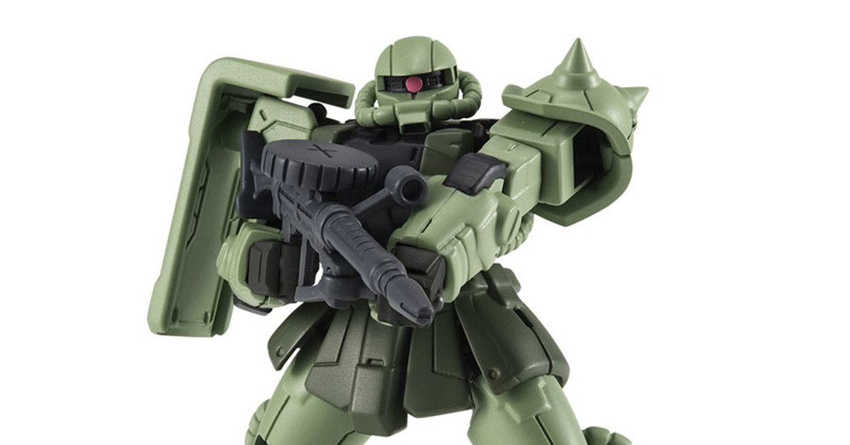 鋼彈可動模型轉蛋『CAPSULE ACTION』第二彈「薩克II」一般配色版/透明版 預計 08 月發售！