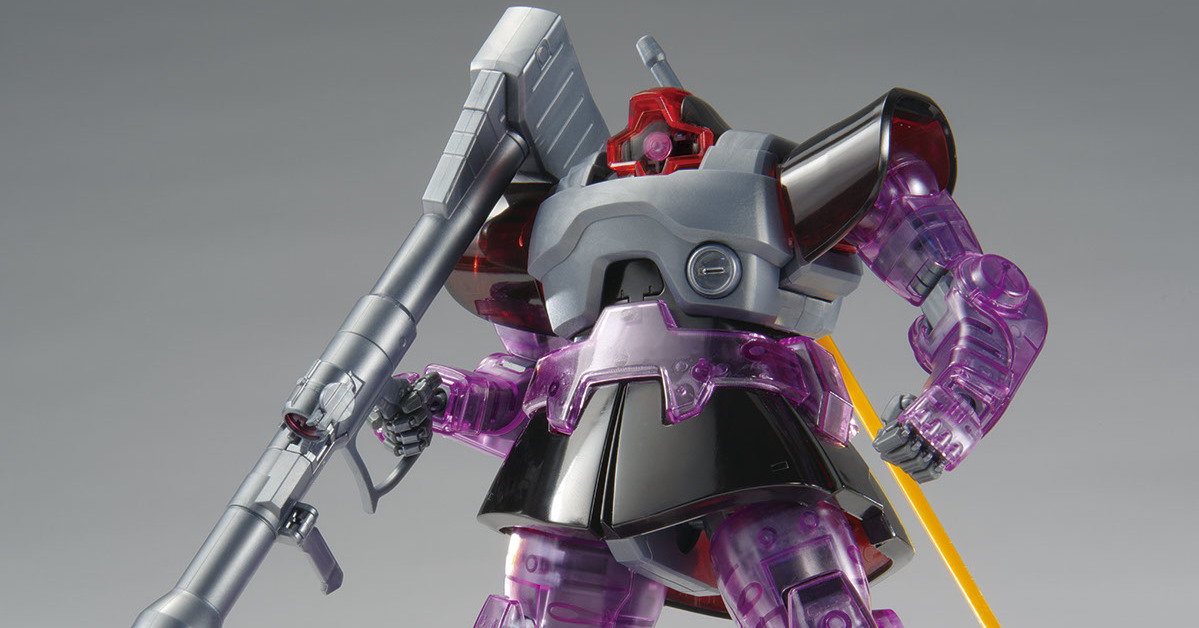 鋼彈基地 05 月最新限定鋼普拉『MG 1/100 德姆［透明配色］』將於 05 月 03 日發售！