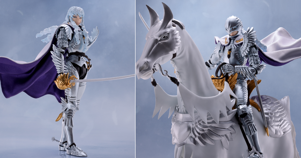 S.H.Figuarts《烙印勇士》古力菲斯（光之鷹）可動人偶 新生‧鷹之團團長騎著白馬重磅登場！