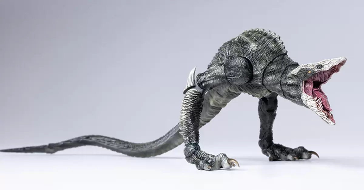HIYA TOYS「EXQUISITE BASIC系列《金剛：骷髏島》骷髏爬獸」可動模型 來自地底空心的惡魔！