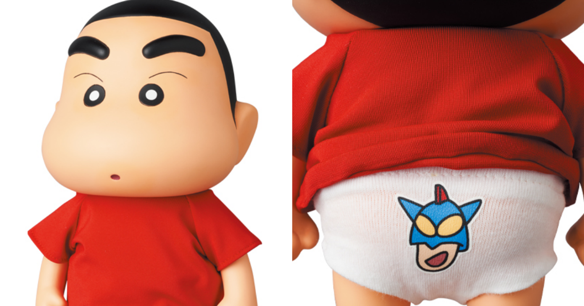 MEDICOM TOY《蠟筆小新》VCD系列「小新 初期動畫 Ver.」重溫青澀的圓潤造型