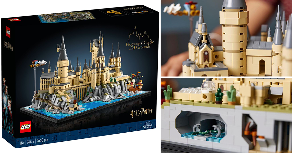 LEGO 76419《哈利波特》霍格華茲城堡＆土地（Hogwarts Castle and Grounds）古老魔法據點再度縮小商品化！