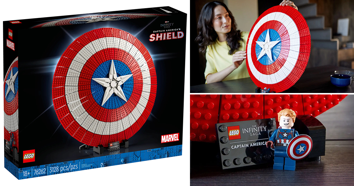 LEGO 76262 MARVEL「美國隊長的盾牌」直徑 47 公分的經典圓盾！（Captain America's Shield）