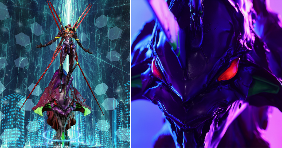 末那魂燃 ·破 系列《福音戰士新劇場版：Q》EVA 第13號機藝術雕像 拔出雙槍的覺醒時刻震撼再現！