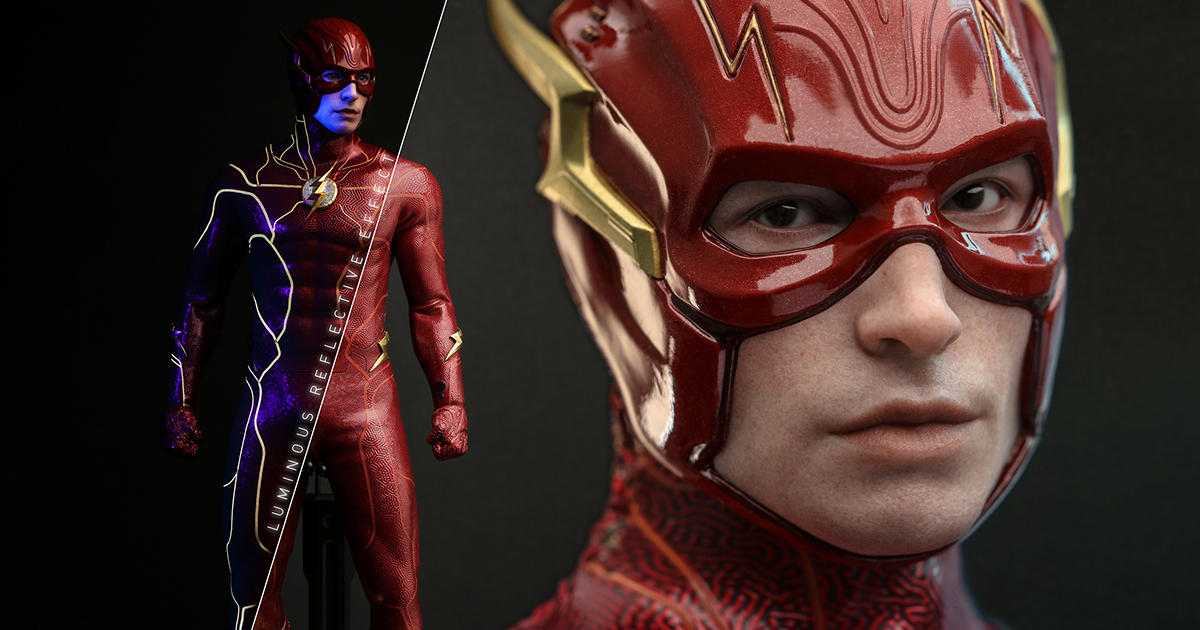 Hot Toys - MMS713 -《閃電俠》閃電俠（The Flash）1/6 比例收藏級人偶 逼真再現伊薩·米勒神韻！