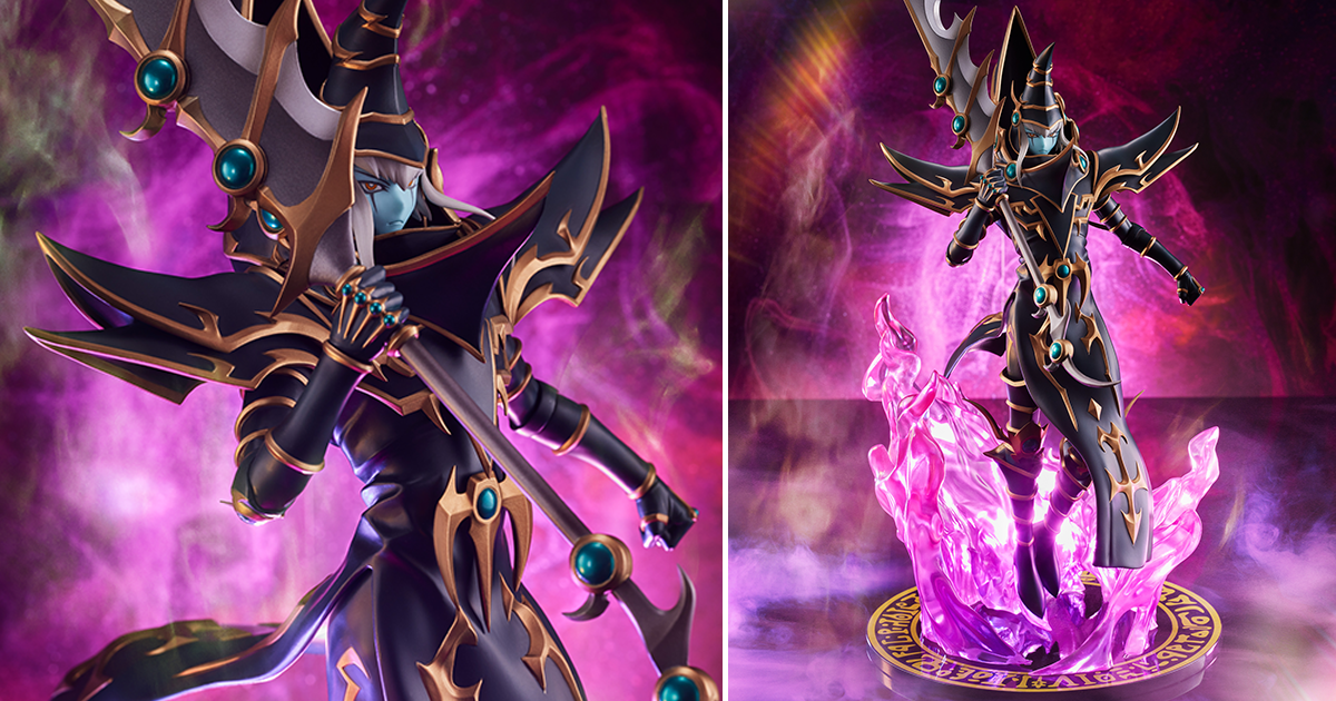 F:NEX 遊戲王新作『超魔導劍士 斬龍黑魔導 1/7比例模型』發表 具備 35 公分魄力尺寸！