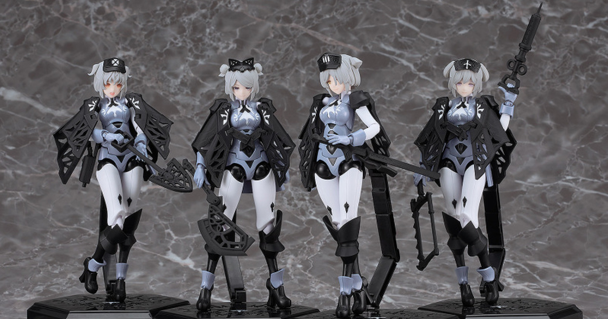 淺井真紀×huke×GSC 原創組裝模型《chitocerium》第六彈：VI-carbonia graphites 登場 展現各司其職的多種造型！