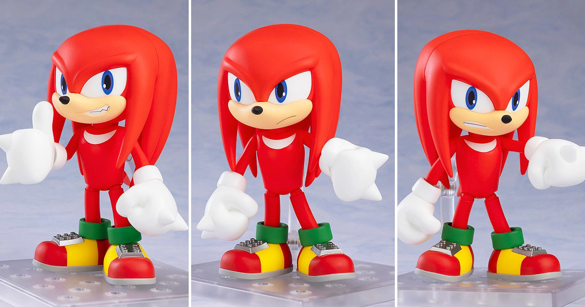 索尼克的朋友兼好對手！黏土人《音速小子》納克魯斯 Knuckles
