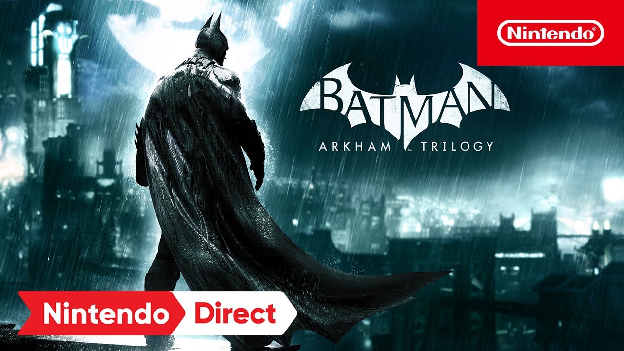 經典超級英雄電玩《蝙蝠俠：阿卡漢》三部曲將在今年秋季正式登陸Switch！