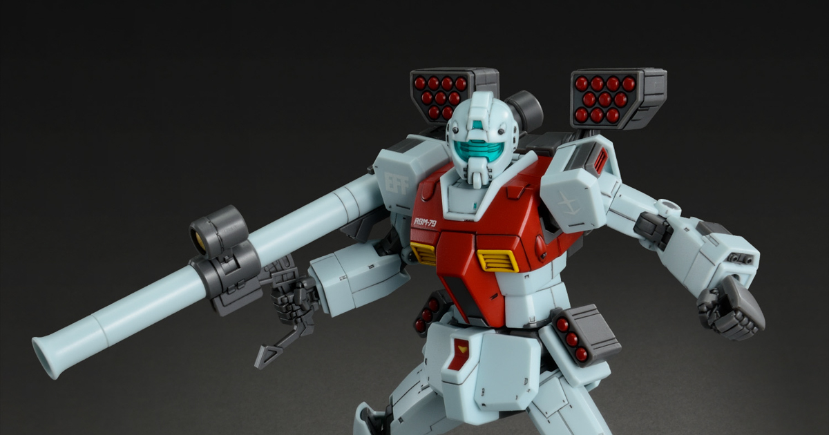 附上超豐富武裝可替換『HG 1/144 機動戰士鋼彈MSD 吉姆 (肩部加農砲/飛彈發射器裝備)』預計 11 月發售！