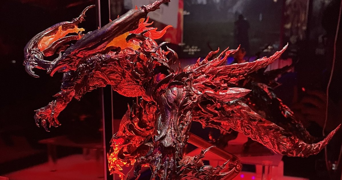 FF16 主角化身的炎之召喚獸『BRING ARTS FFXVI 伊弗利特 可動人偶』試作品展出！