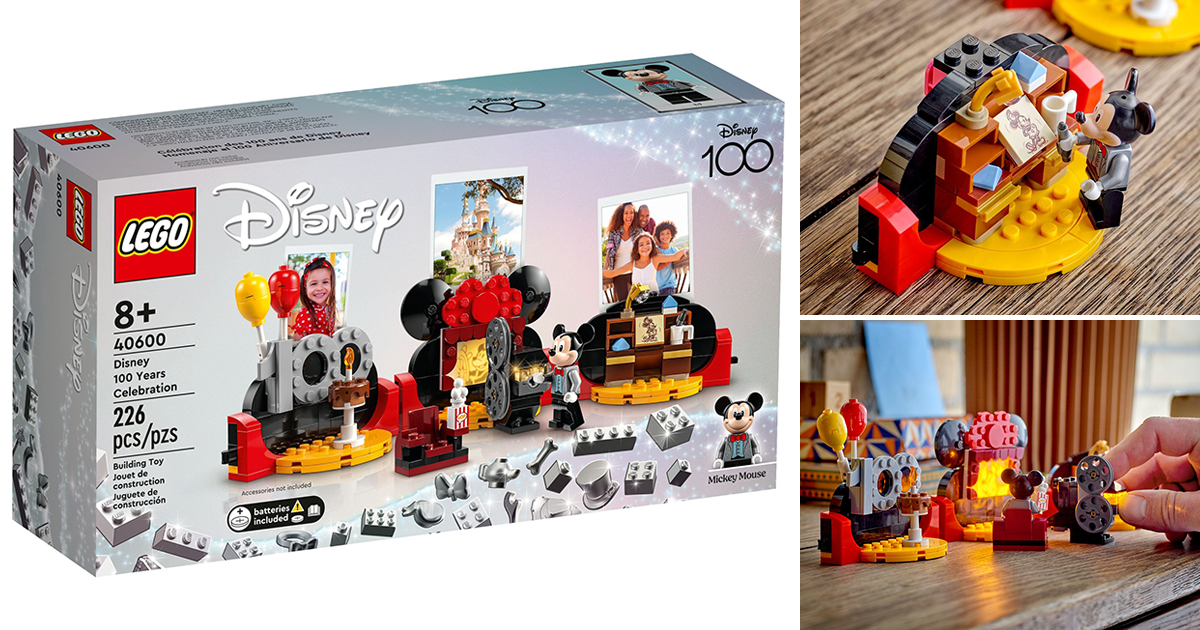 LEGO 40600「歡慶迪士尼100 週年」滿額禮盒組公開（Disney 100 Years