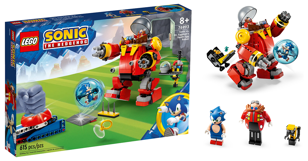 LEGO 76993《音速小子》索尼克大戰蛋頭博士的死蛋機器人（Sonic vs. Dr. Eggman's Death Egg Robot）