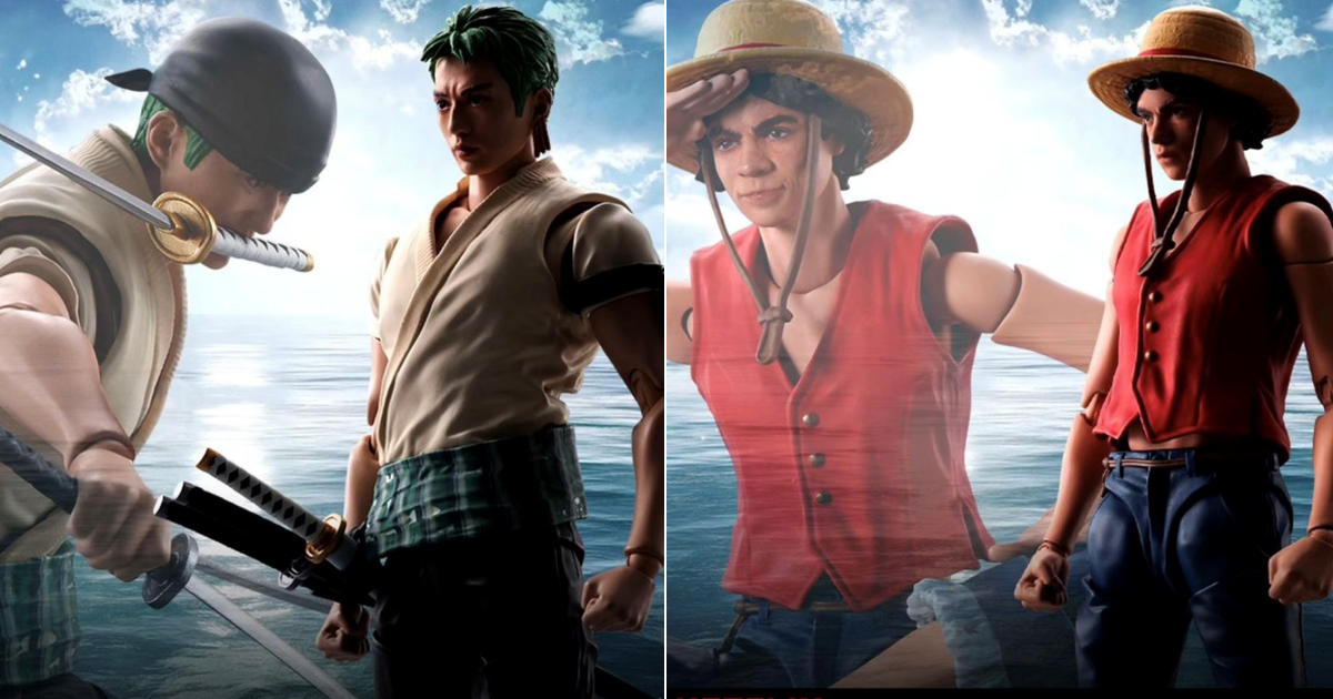 信心爆棚？Netflix真人版影集《ONE PIECE航海王》S.H.Figuarts魯夫、索隆試作品公開！