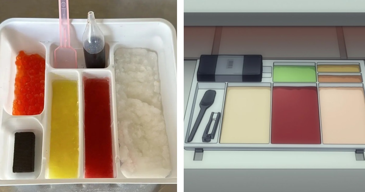 推主自製SF風格的「反烏托邦飯」莫名吸引人 原來是「壽司」的未來型態嗎？