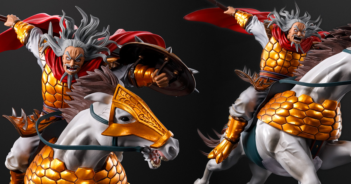 Figuarts-ZERO 系列《王者天下》「麃公 -出陣-」塗裝完成品 本能型武將戰力天花板以閃耀新色再歸來！