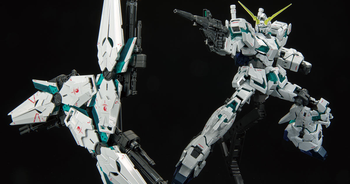豪華金屬光澤質感『RG 1/144 獨角獸鋼彈 (最終決戰規格) [特殊鍍膜]』將於鋼彈基地限定販售！