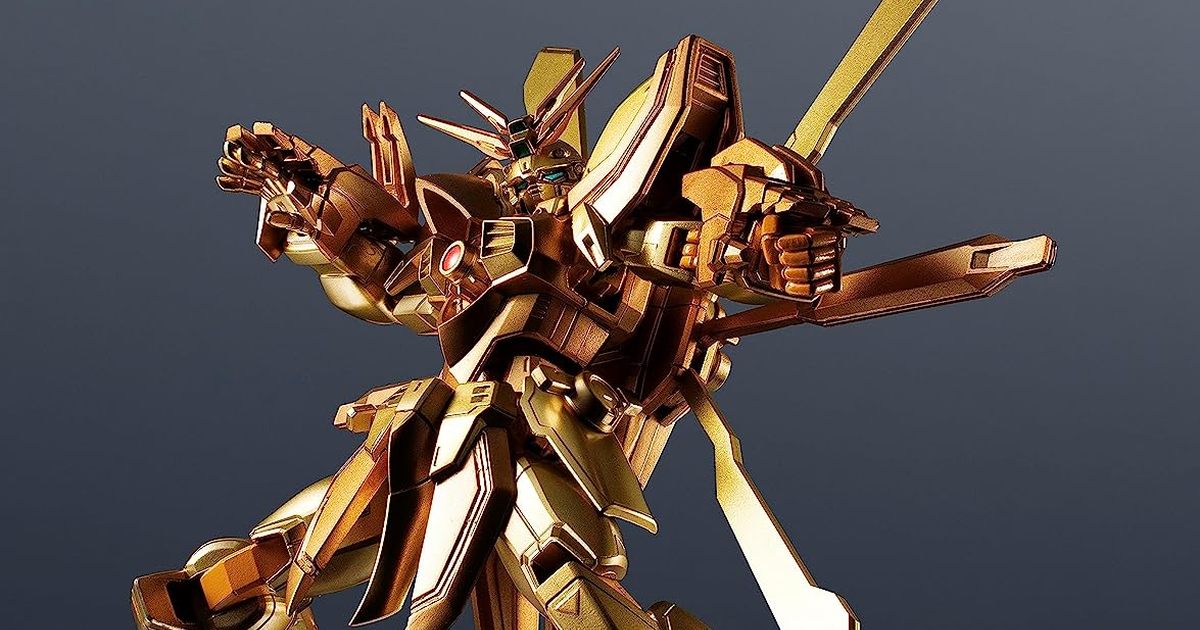 Amazon 限定的黃金配色『GUNDAM UNIVERSE 神鋼彈（明鏡止水）』可動完成品預計 12 月發售！