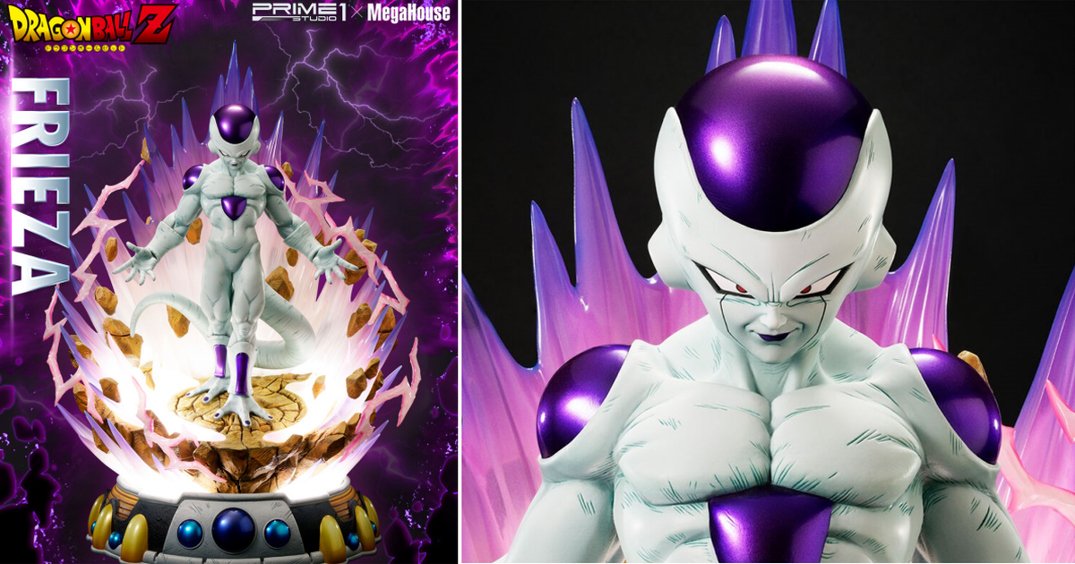 PRIME1STUDIO×MegaHouse《七龍珠Z》佛利沙 第四型態 1/4比例雕像 1億2千萬戰鬥力發威！