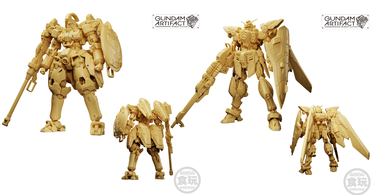 GK 風鋼彈食玩『GUNDAM ARTIFACT』第 4 彈推出飛翼鋼彈、托爾吉斯等人氣機體！