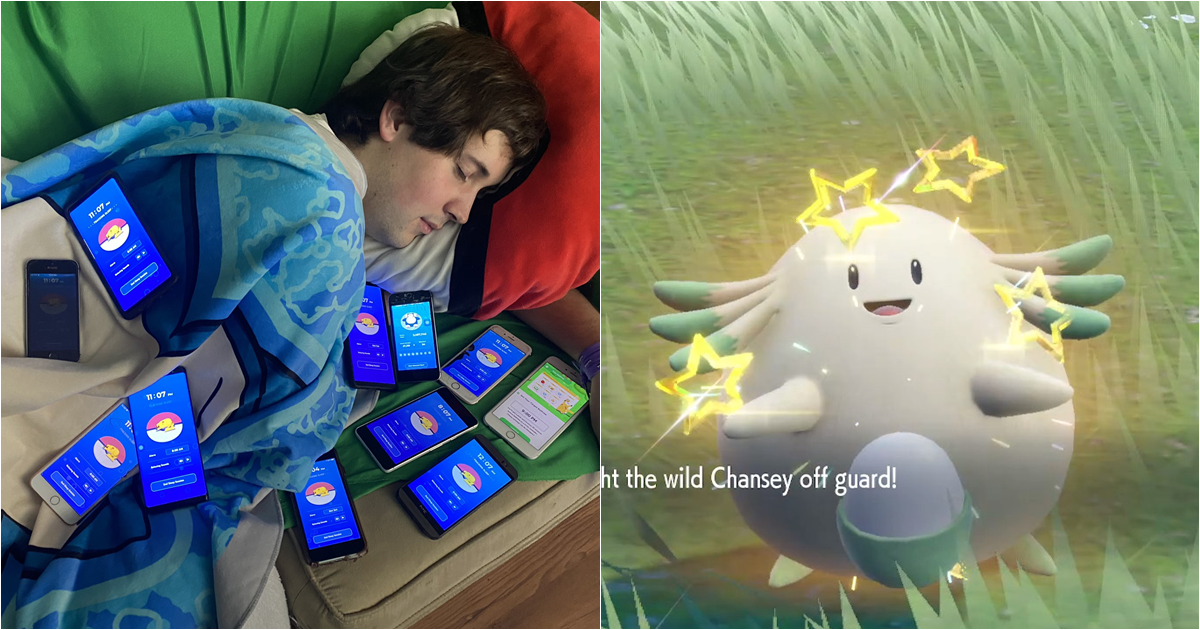 嘿你知道嗎？《Pokémon Sleep》其實也能夠刷色違？看看這名國外玩家床上到底幾台手機www