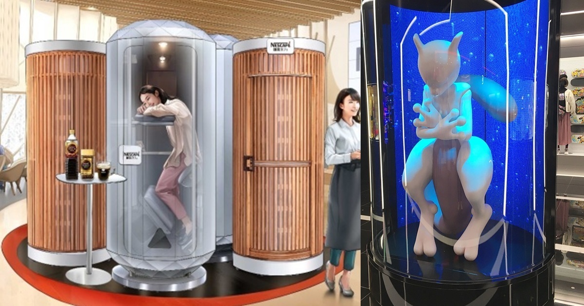 原宿咖啡廳「午睡膠囊包廂」提供上班族休息好所在  網友 : 好像超夢培養容器...