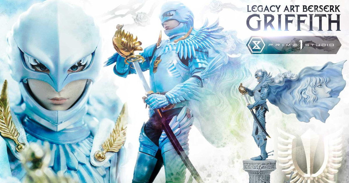 Prime 1 Studio 烙印勇士『LEGACY ART BERSERK 古力菲斯』1/6比例雕像 絕美的光之鷹！