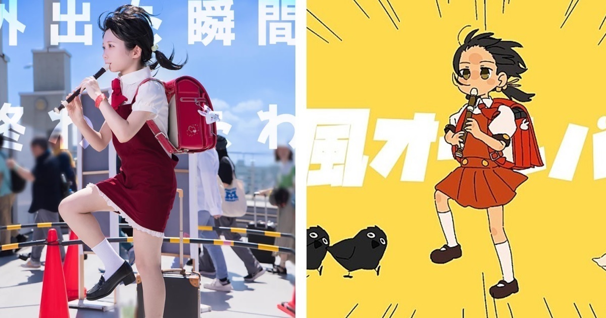 Coser桃田とろ扮演神曲「強風大背頭」歌愛雪  超可愛還原度讓comiket會場大驚喜