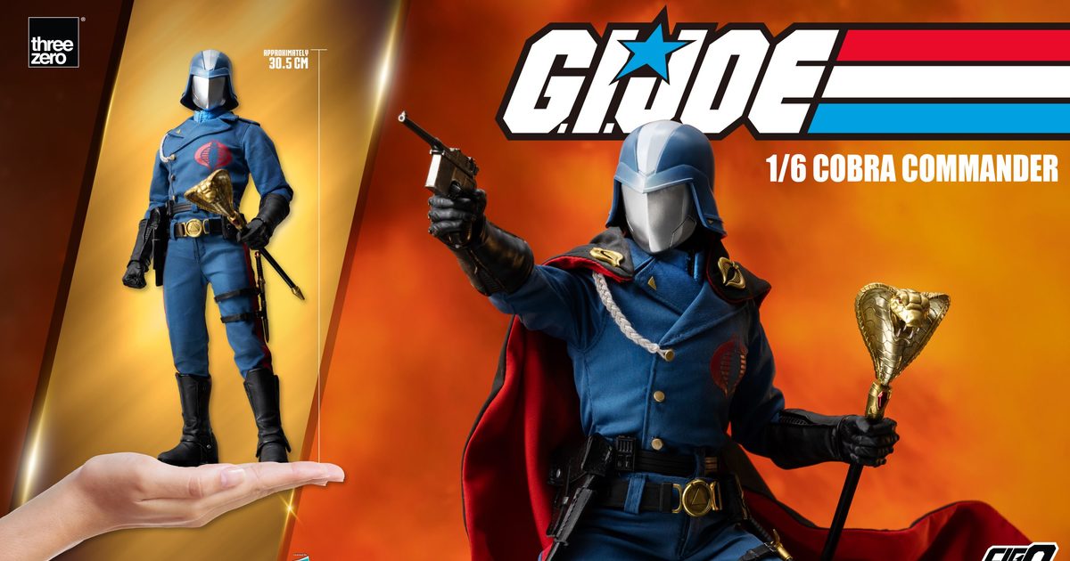 threezero 眼鏡蛇指揮官《G.I. JOE 特種部隊》FigZero 1/6 可動立體人形