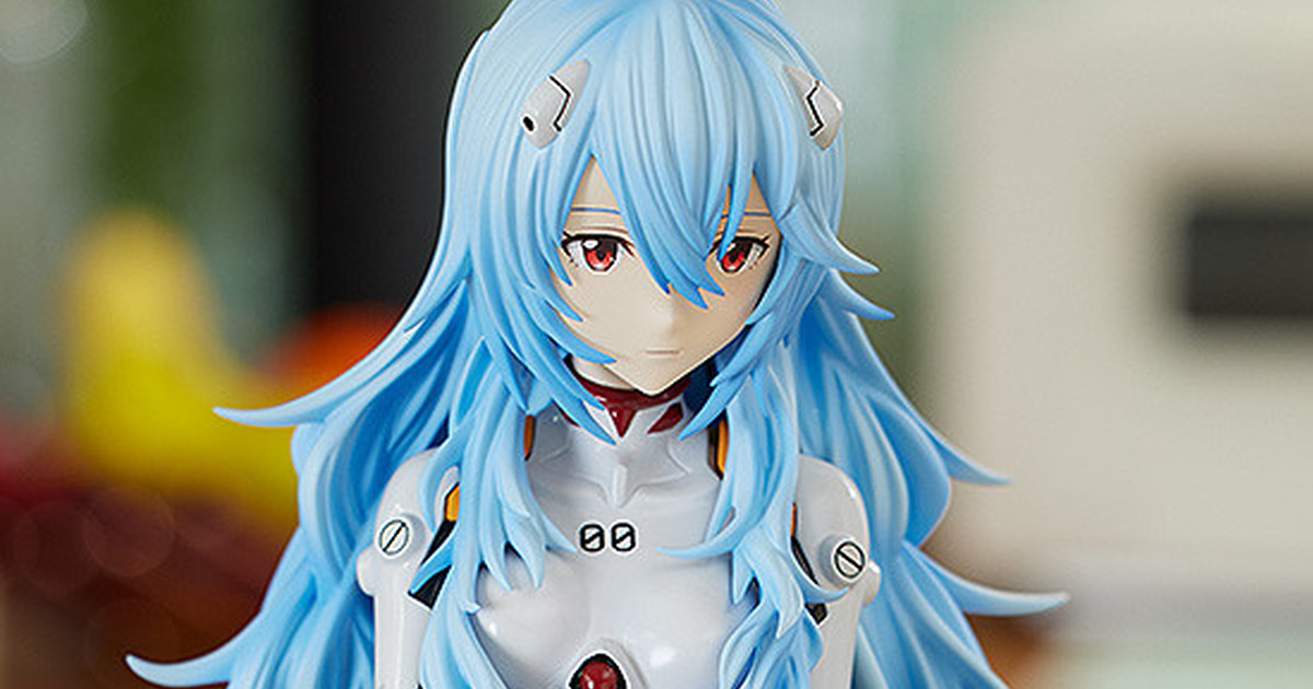 POP UP PARADE『福音戰士新劇場版 綾波零 長髮Ver. XL size』超美長髮造型以 40 公分尺寸呈現！