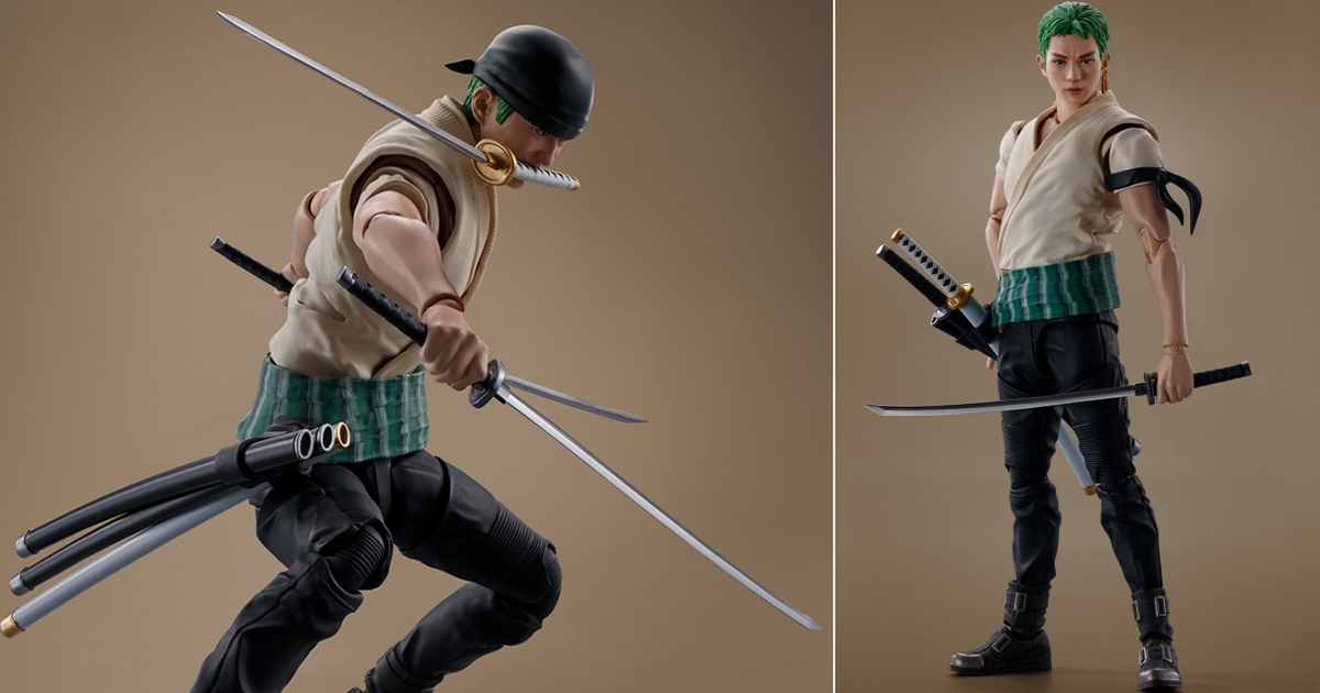 『S.H.Figuarts 羅羅亞·索隆（A Netflix Series: ONE PIECE）』實現新田真劍佑的帥氣三刀流！