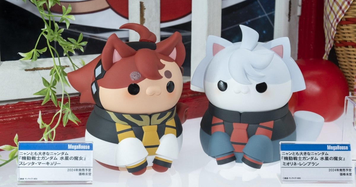 不是貍貓而是貓咪 MEGAHOUSE『機動戰士喵彈』推出水星的魔女、鋼彈SEED新作！