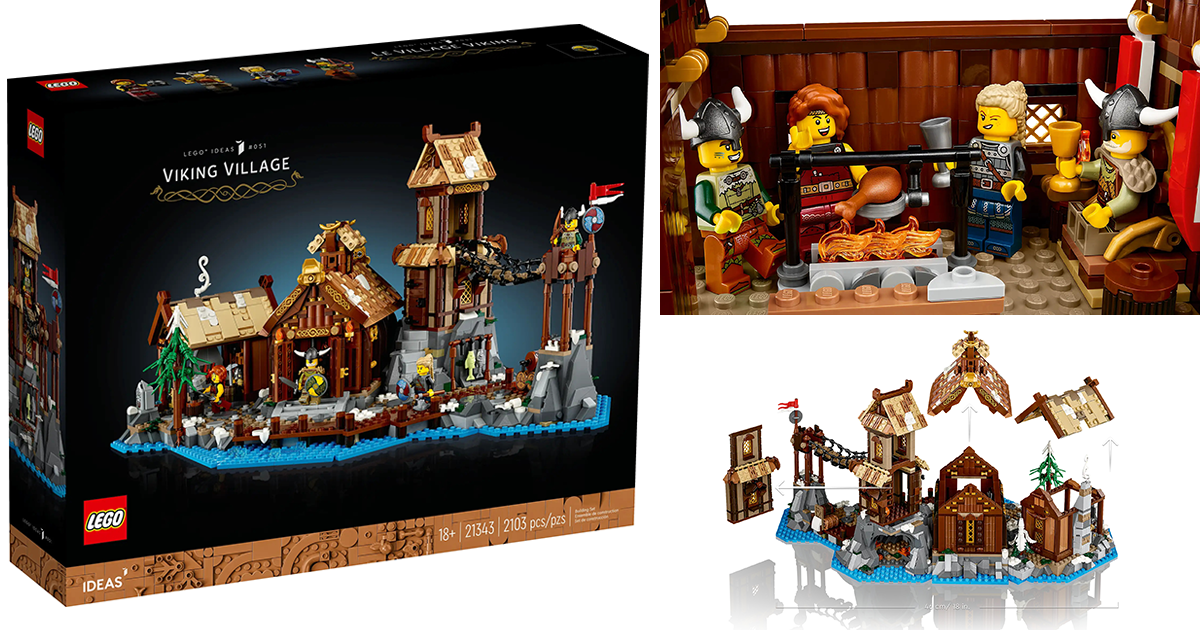 LEGO 21343 Ideas 系列「維京村莊」（Viking Village）公開！