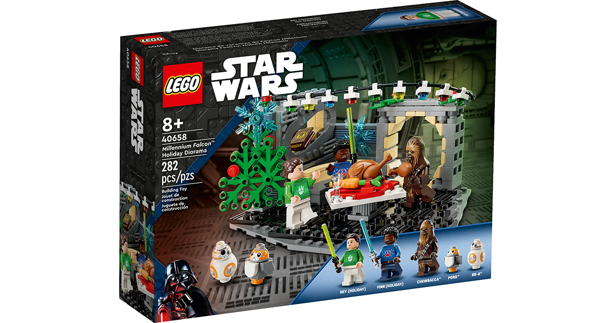 LEGO 40658《星際大戰：假日特輯》千年鷹號假日場景（Millennium Falcon™ Holiday Diorama）值得收藏的可愛醜毛衣！