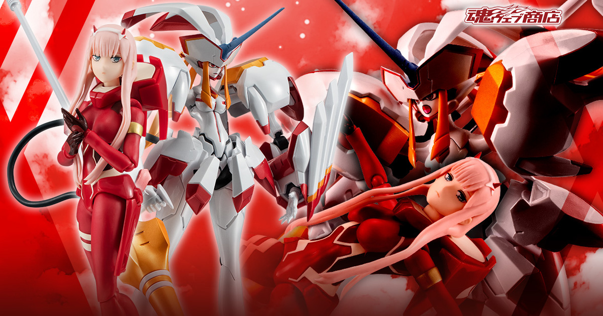 S.H.Figuarts×ROBOT魂『DARLING in the FRANXX 5周年記念套組』鶴望蘭、02 以特別版回歸！