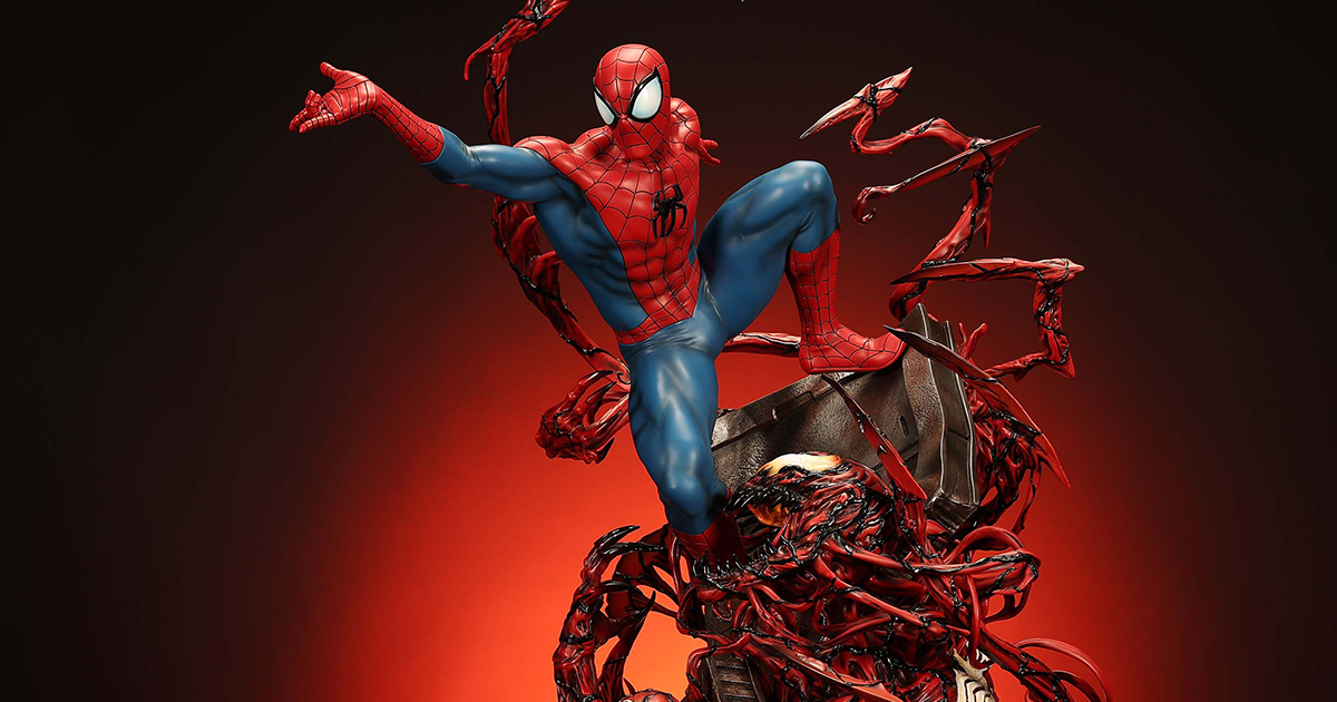 XM Studios MARVEL「蜘蛛人 極限屠殺」（Spider-Man Absolute Carnage）1/4 比例全身雕像