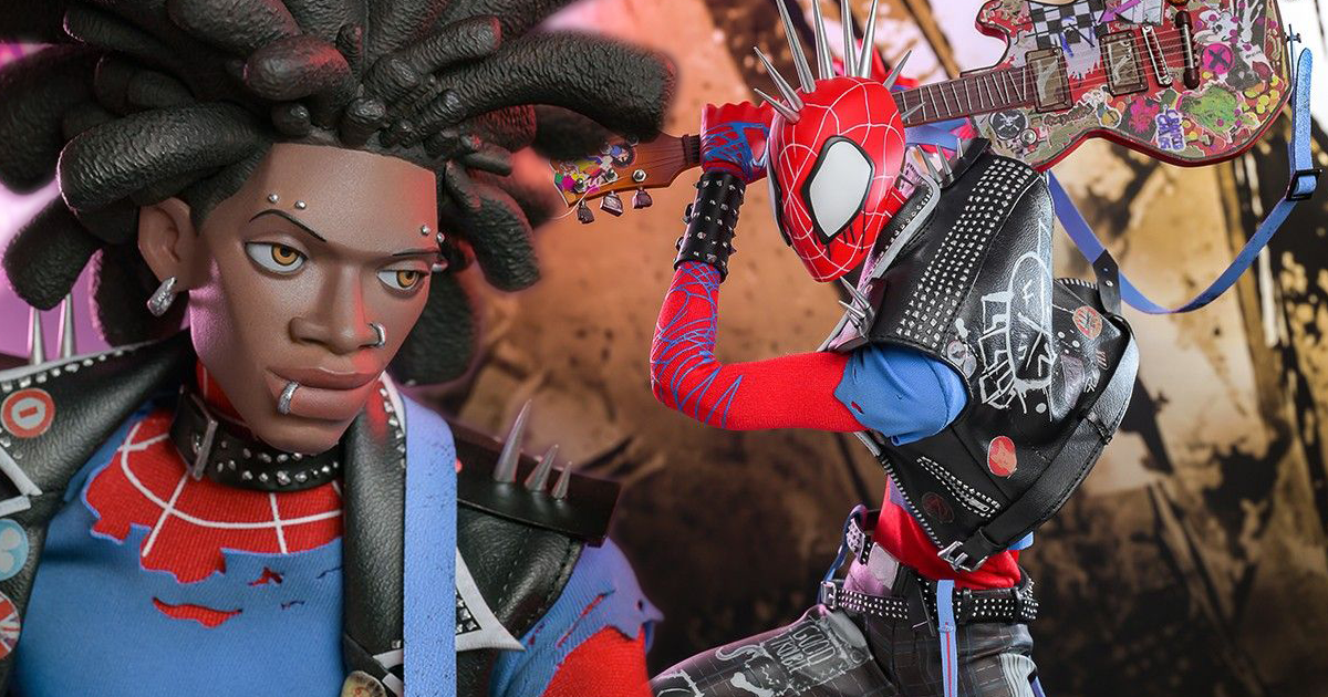 Hot Toys《蜘蛛人：穿越新宇宙》龐克蜘蛛人（Spider-Punk）1/6 比例收藏級人偶 永遠叛逆的那個男人！
