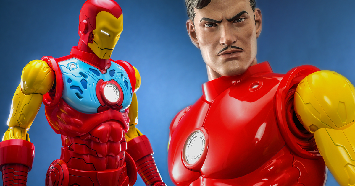 Hot Toys 漫威漫畫「經典鋼鐵人」（Classic Iron Man）1/6 比例合金人偶 以現代風格重新詮釋元祖造型！