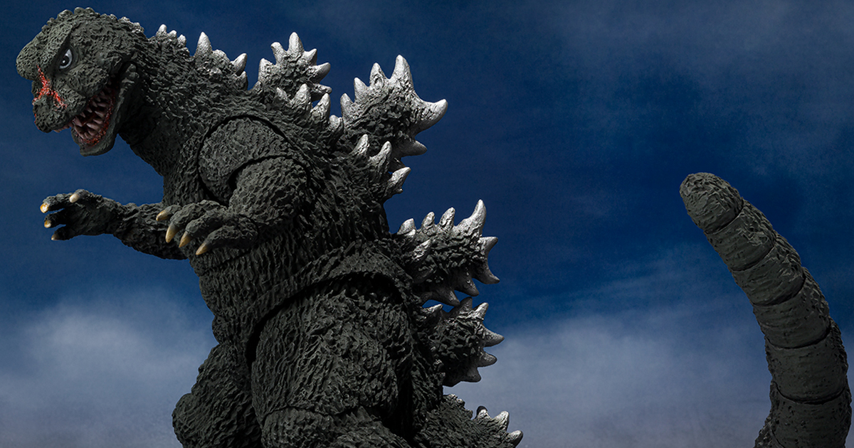 『S.H.MonsterArts 哥吉拉（1972）』再現與蓋剛激戰的臉部受傷造型！