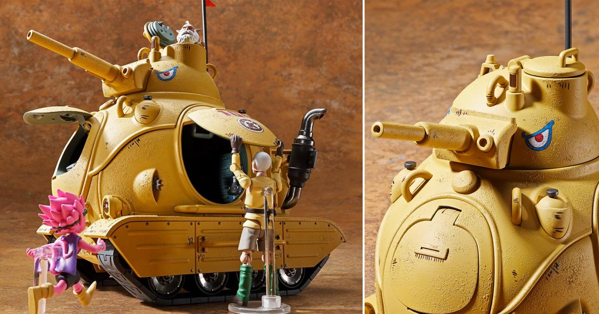 超合金『沙漠大冒險 SAND LAND 國王軍戰車隊 104號車』精密的車內細節 還附三個可動小人偶！