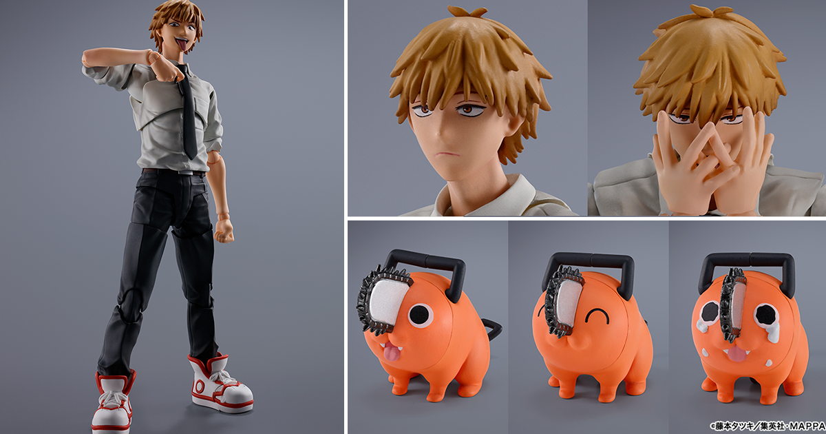 S.H.Figuarts《鏈鋸人》淀治（デンジ）可動人偶 吐舌表情狂氣外露、還有超可愛波奇塔！