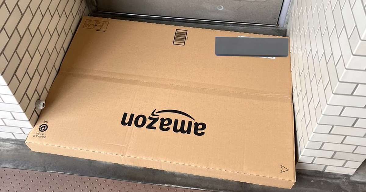 推主一早發現家中大門打不開  原來是日本Amazon送貨搞的鬼？