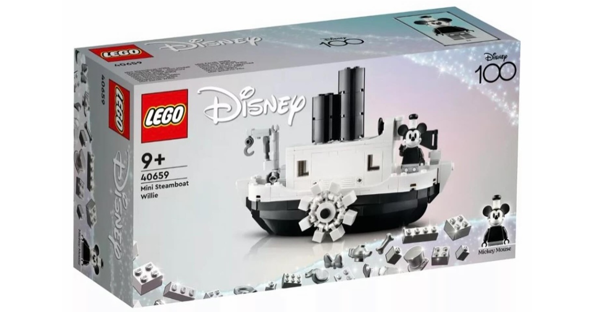 LEGO 40659「迷你汽船威利號」（Mini Steamboat Willie）經典汽船縮小後再次入港！