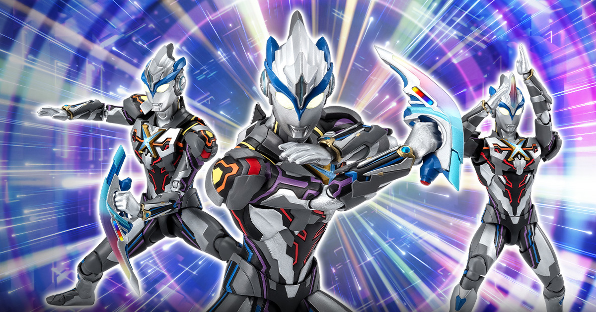 散發虹光的強化形態『S.H.Figuarts 超人力霸王 Exceed X』可動人偶登場 華麗塗裝再現七彩線條！
