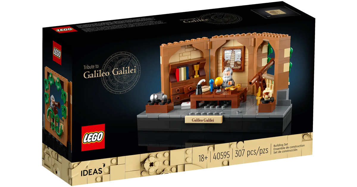LEGO 40595 Ideas 系列「致敬伽利略·伽利萊」滿額禮情報公開 還有可以轉動的日心說模型！