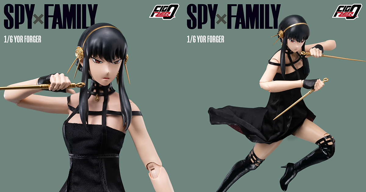 threezero《SPY×FAMILY 間諜家家酒》約兒‧佛傑 1/6 比例可動人偶 著重身為最強殺手〈睡美人〉的一面！