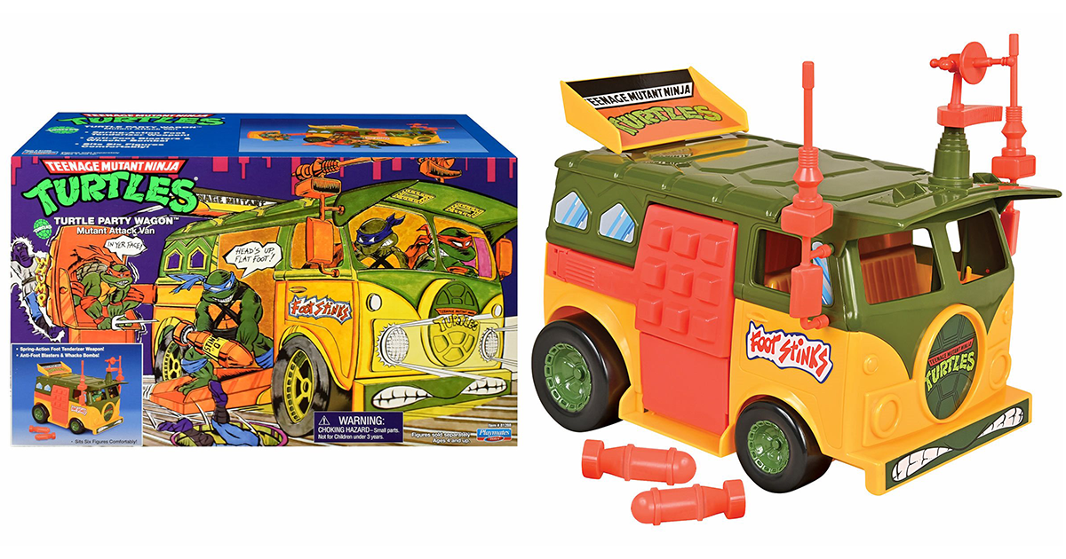 Playmates Toys《忍者龜》經典烏龜車載具「Party Wagon」再次上路！
