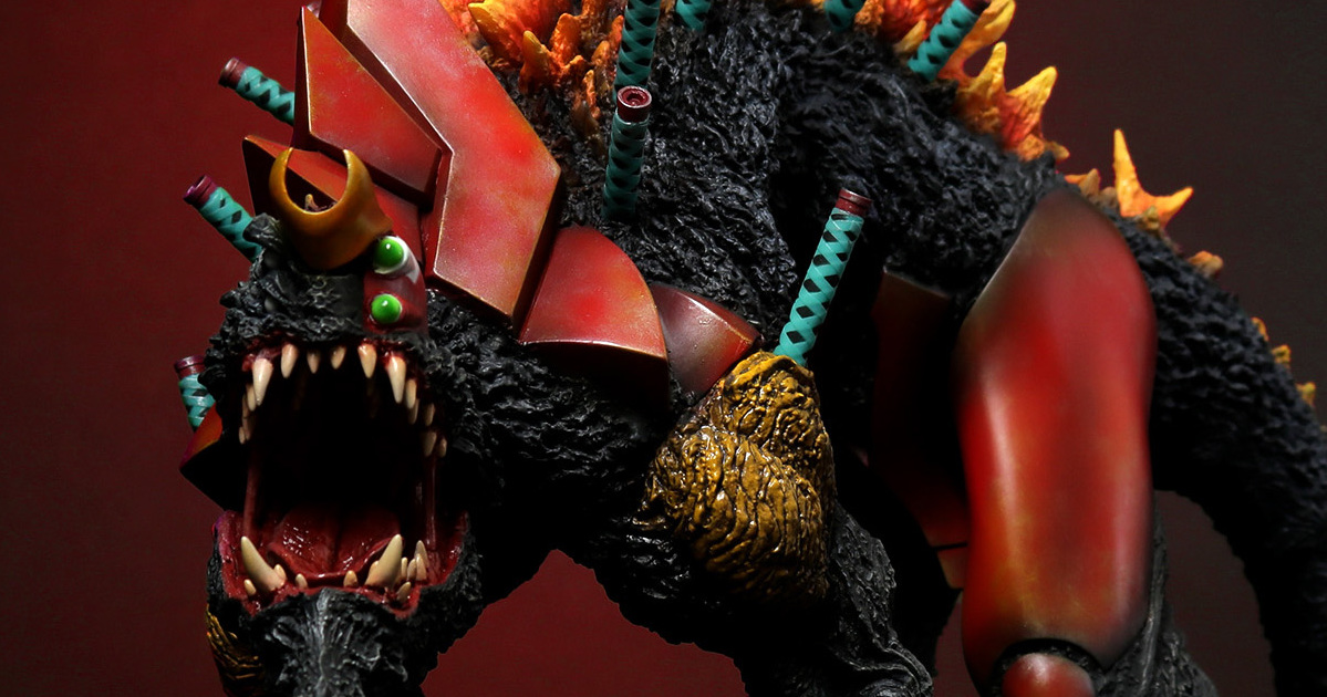 G細胞再次覺醒『東寶30cm 哥吉拉對福音戰士 EVA 2號機獸化“G”模式 Renewal Ver.』大人氣合作商品翻新色彩再登場！