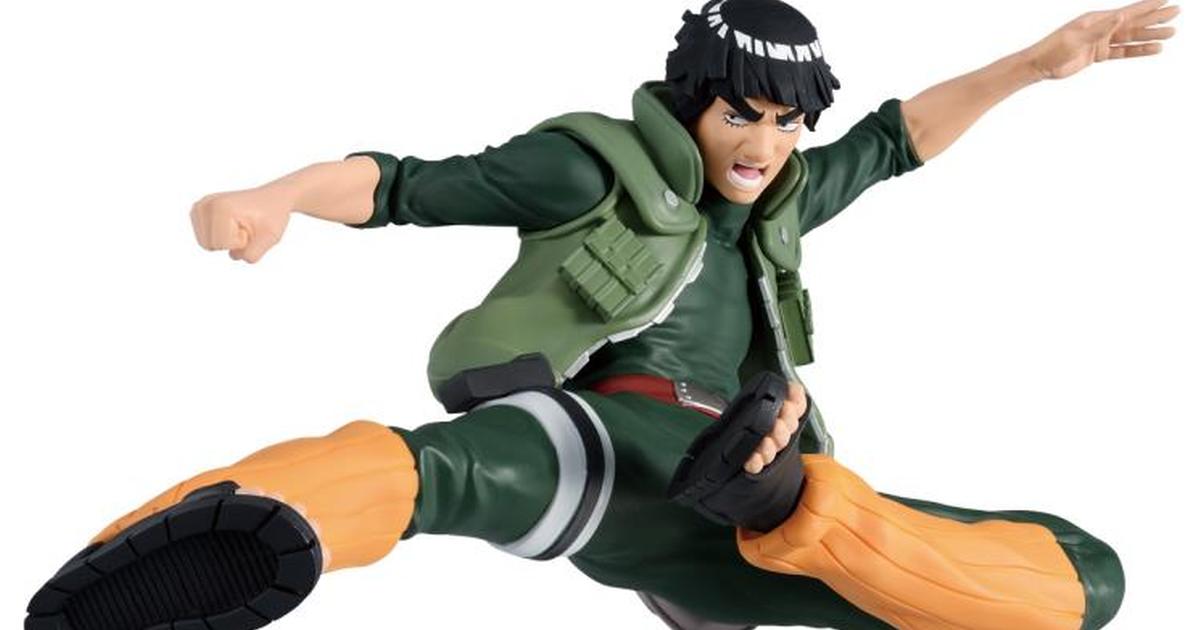 BANPRESTO『VIBRATION STARS《火影忍者疾風傳》阿凱-MIGHT GUY-』景品 毀滅性的踢擊！
